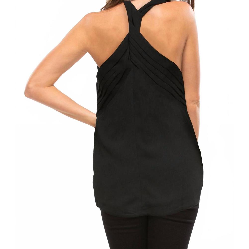 NEW C/MEO COLLECTIVE liquid love top in black - Picture 2 of 4